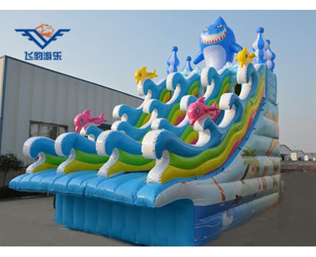 河北海豚水上充氣滑梯